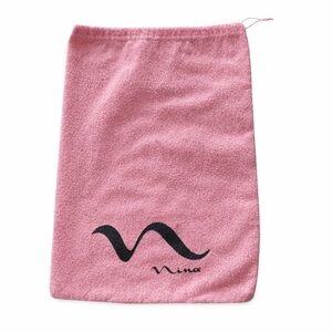 Vintage Nina Pink Drawstring Dust Bag 13 x 9 Authentic